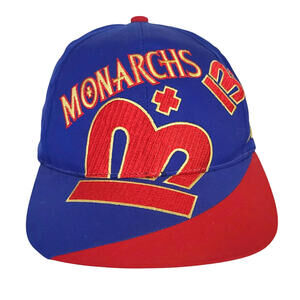London Monarchs Snap Back Hat Reebok Vintage Blue World Football League Cap